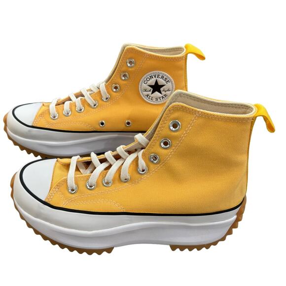 Converse Run Star Hike Hi Citron Zest Gum Women's 8 - Picture 7 of 8
